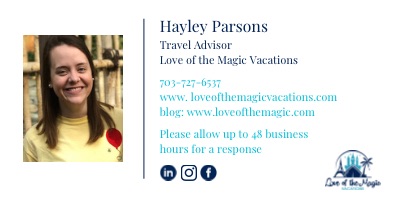 Hayley Parson Love of the Magic Vacations